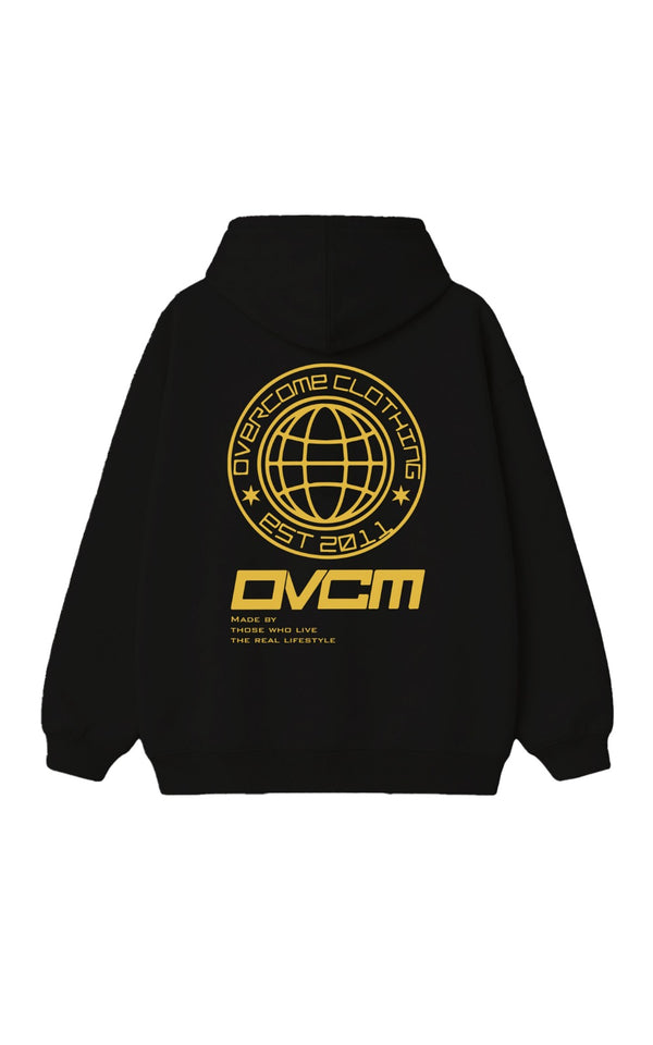 Moletom Overcome Canguru New Globe Preto-001