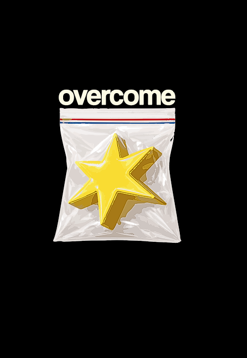 Camiseta Oversized Overcome Zip Lock Preta-001