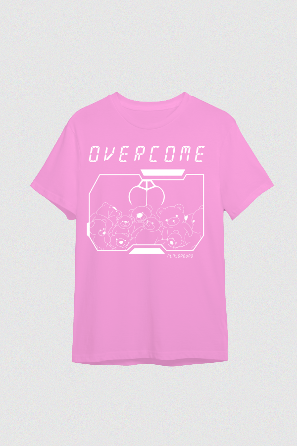 Camiseta Overcome x Vivi Bear Claw Rosa