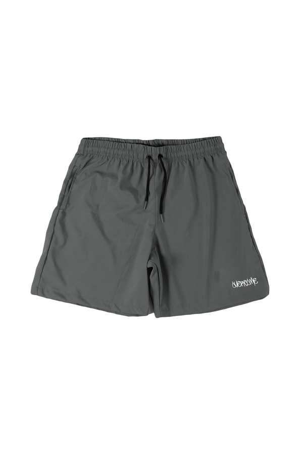 Shorts Overcome Melted Script Cinza