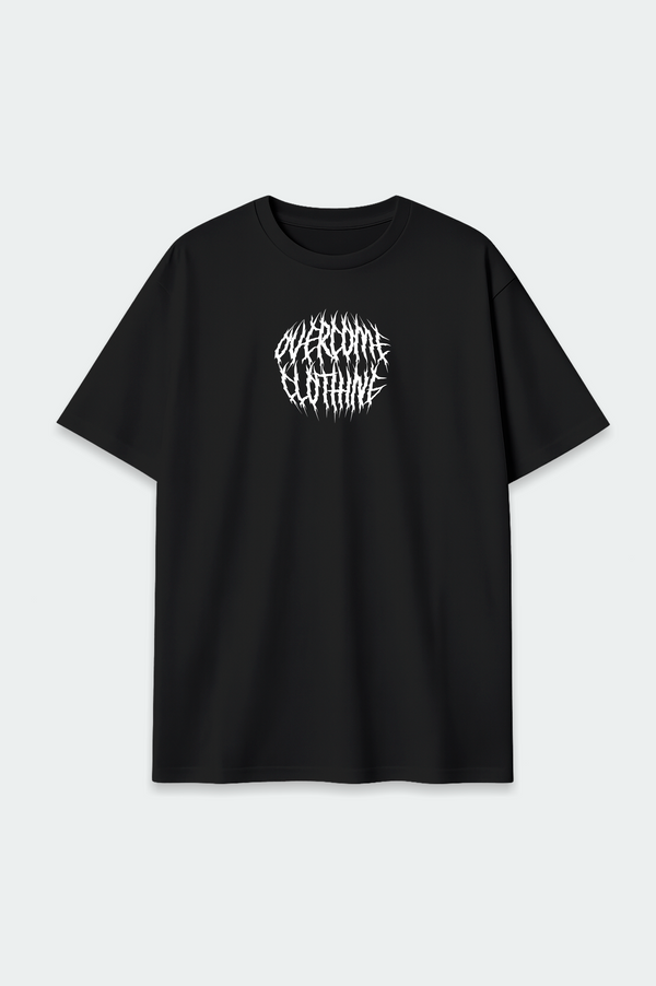 Camiseta Oversized Overcome Bolt Preta-001