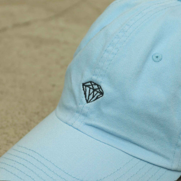 Boné Dad Hat Diamond "Micro Brilliant" Azul Claro