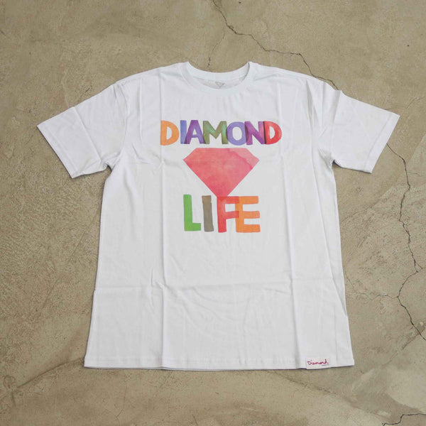 Camiseta Diamond "Watercolor" Branca