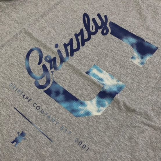 Camiseta Grizzly "Blue Heaven" Cinza