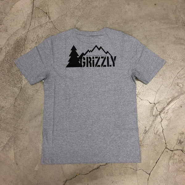 Camiseta Grizzly "Recreational Pocket" Cinza