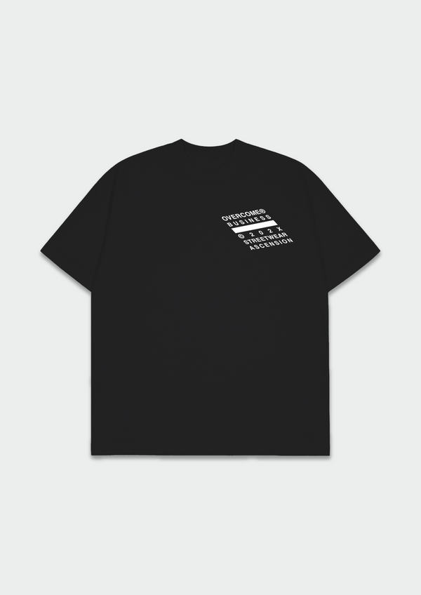 Camiseta Oversized Overcome Dice Preta-001