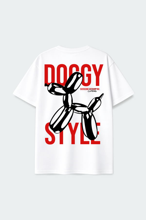 Camiseta Overcome Oversized Doggy Style Off White-001