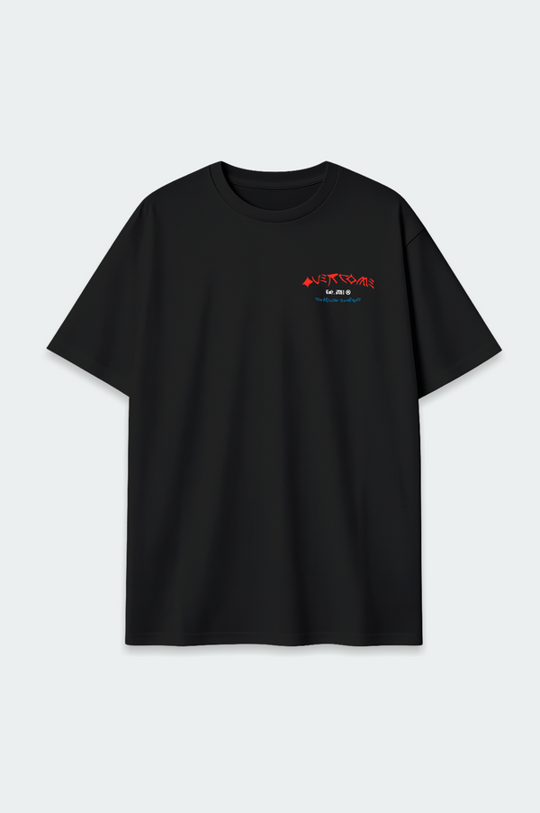 Camiseta Overcome Oversized New Gaijin Preta-001