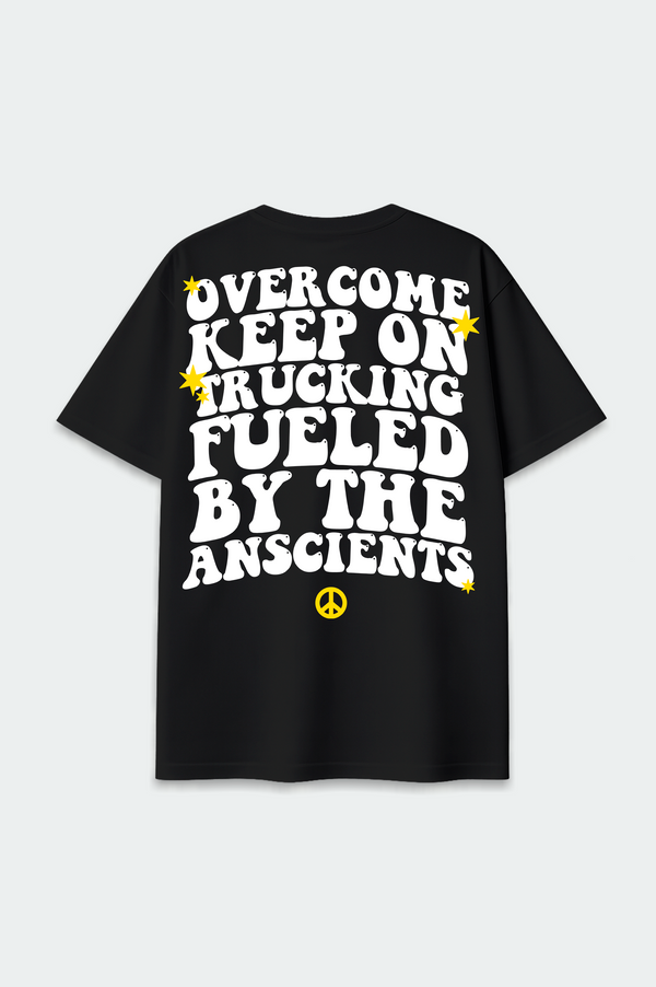 Camiseta Oversized Overcome Keep On Trucking Preta-001