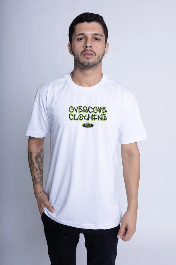 Camiseta Overcome Street Logo Branca-001
