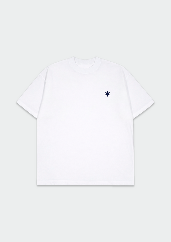 Camiseta Oversized Overcome Follow Your Dreams Off White-001