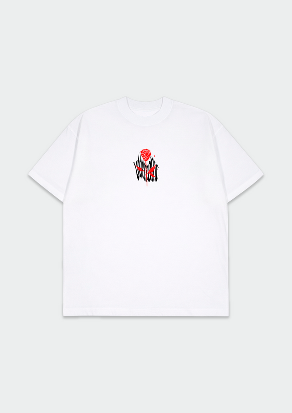 Camiseta Overcome Gothic Rose Branca-001