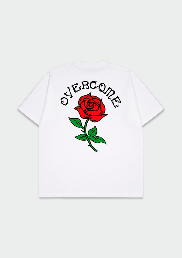 Camiseta Overcome "Rose" Branca-001