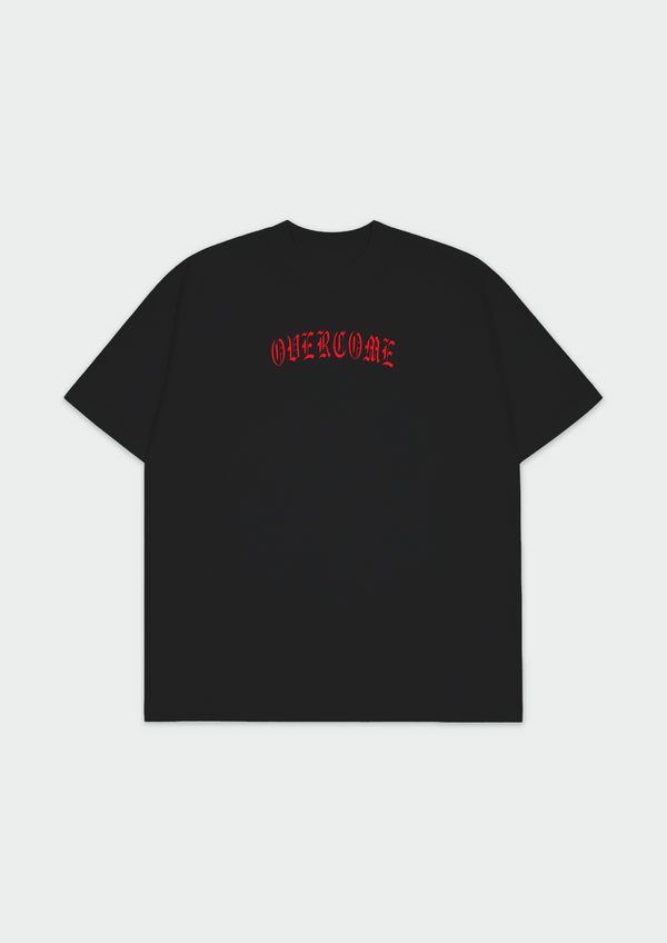 Camiseta Oversized Overcome The Rage Preta-001