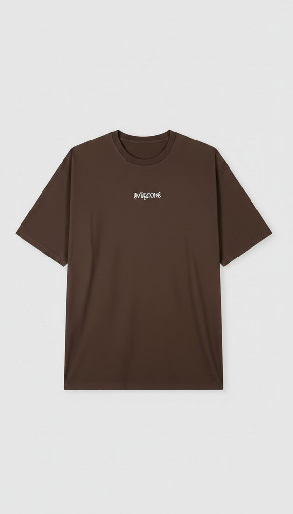 Camiseta Overcome New Grafitti Marrom/Branca-001