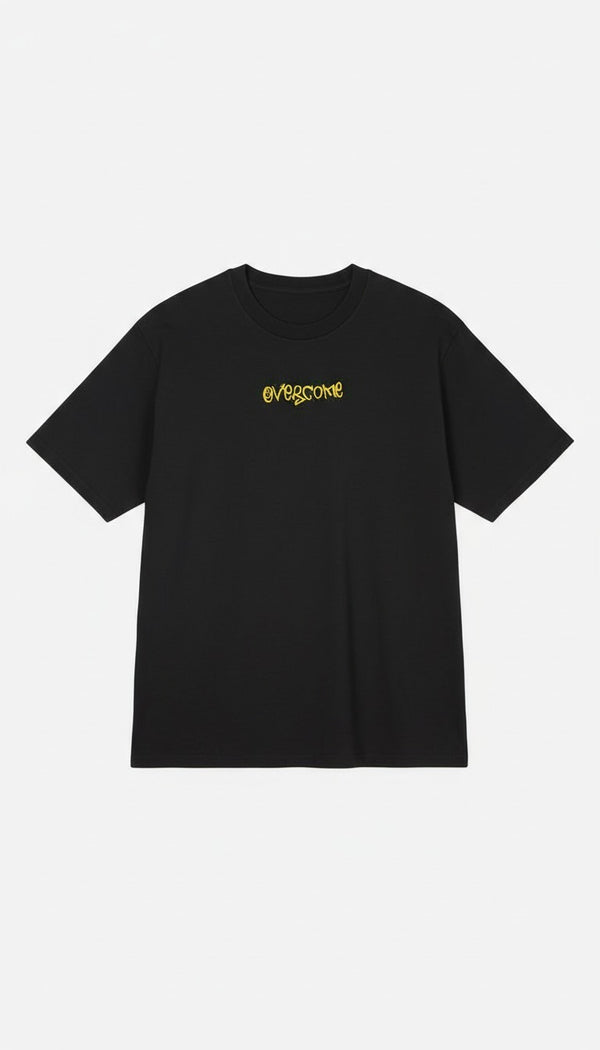 Camiseta Overcome New Grafitti Preta/Amarela-001