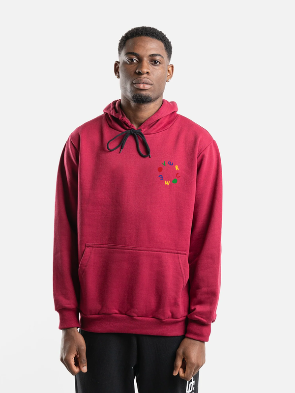 Moletom Overcome Canguru Smile Bordo