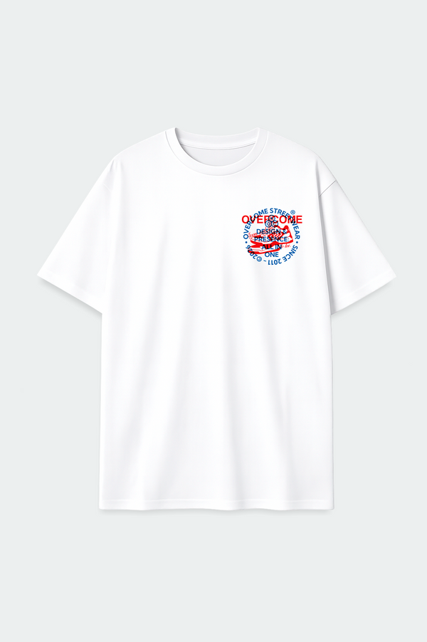 Camiseta Oversized Overcome Sobrepose Branca-001