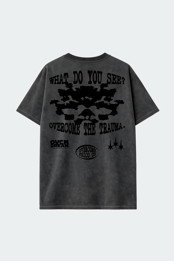 Camiseta Oversized Overcome Trauma Estonada-001