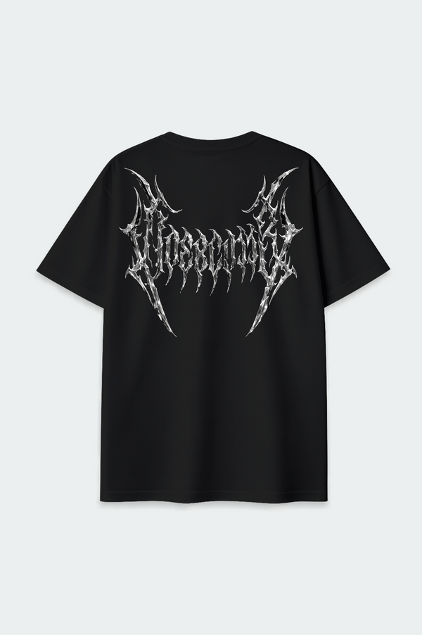 Camiseta Overcome Oversized Trevor Metal Preta-001