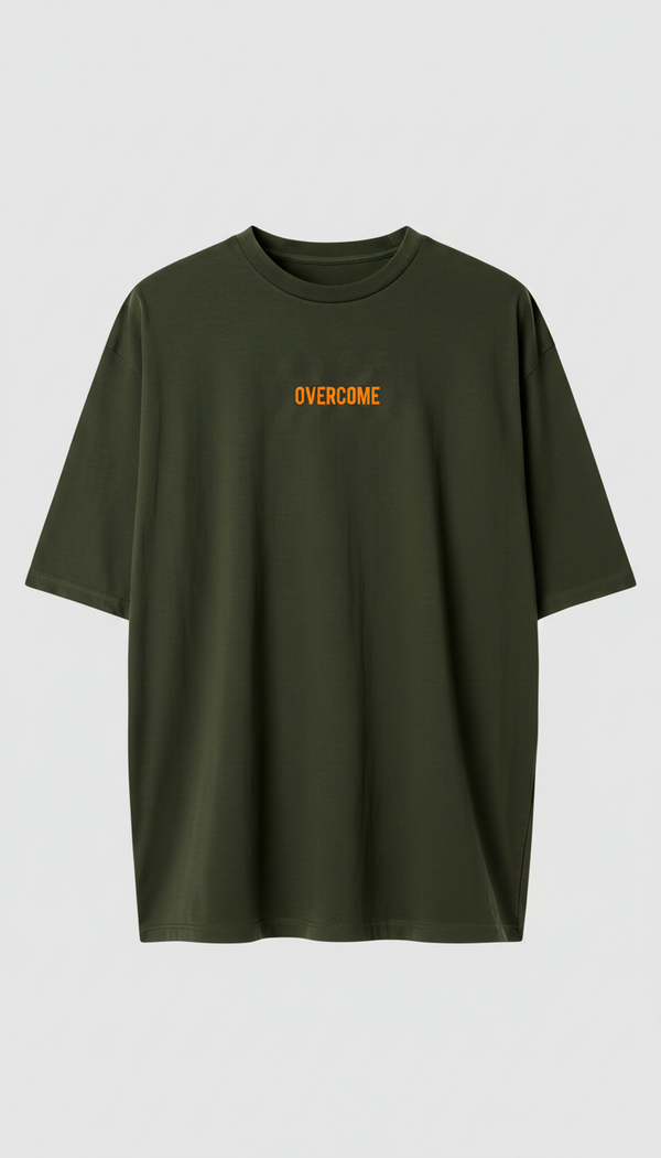 Camiseta Overcome Mini Logobox Verde/Laranja-001