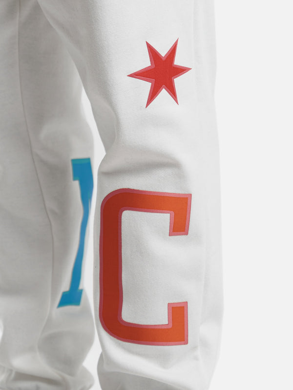 Calça Moletom Overcome OVCM Patch Off White-001