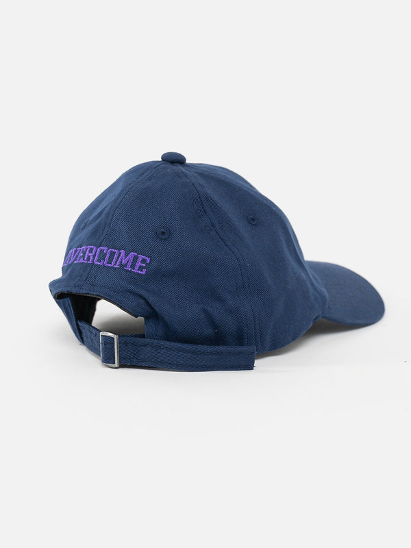 Boné Dad Hat Overcome Wireframe Azul Marinho