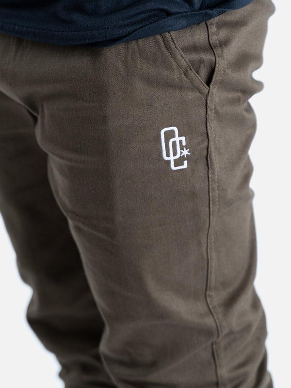 Calça Jogger Overcome "Logo" Verde Militar