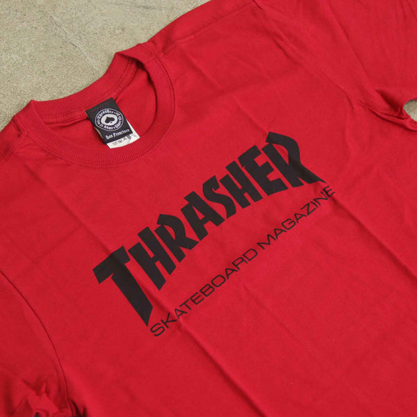 Camiseta Thrasher "Logo" Vermelha/Preta