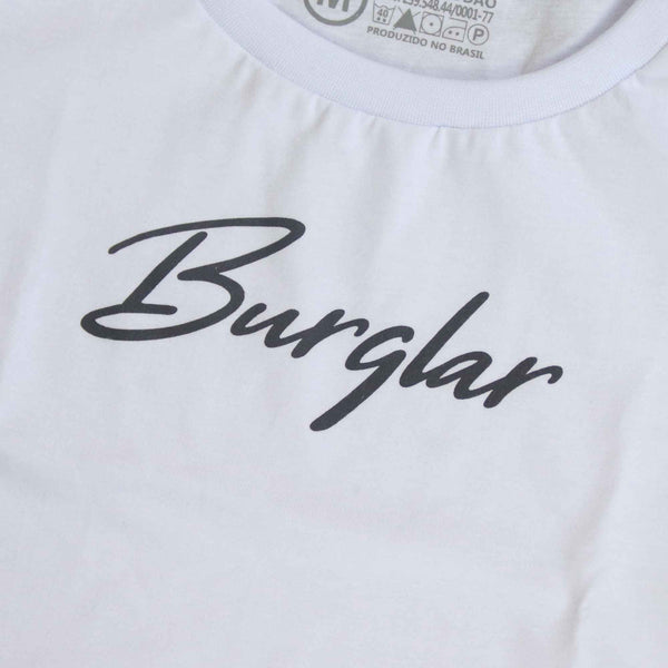Cropped Burglar  "Logo" Branco