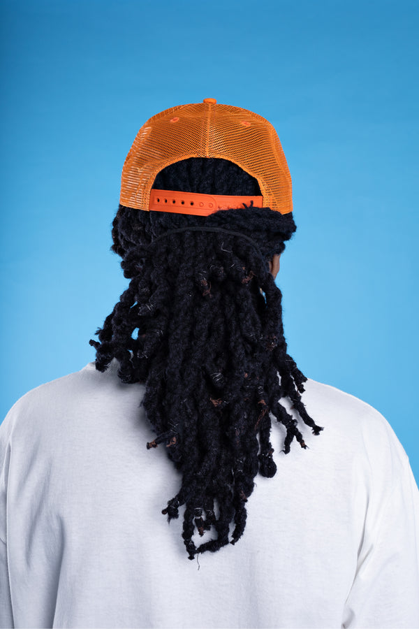 Boné Trucker Overcome Ellipse Laranja