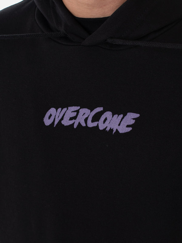 Moletom Overcome Canguru "Lightning" Preto/Roxo-001