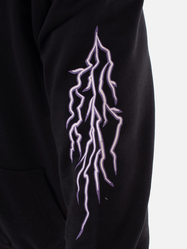 Moletom Overcome Canguru "Lightning" Preto/Roxo-001