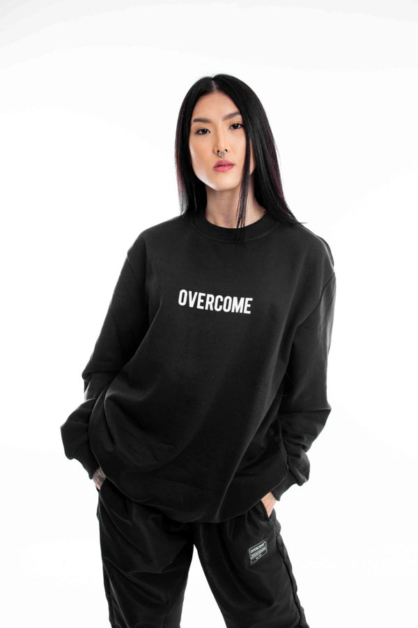 Moletom Overcome Careca "Logobox" Preto