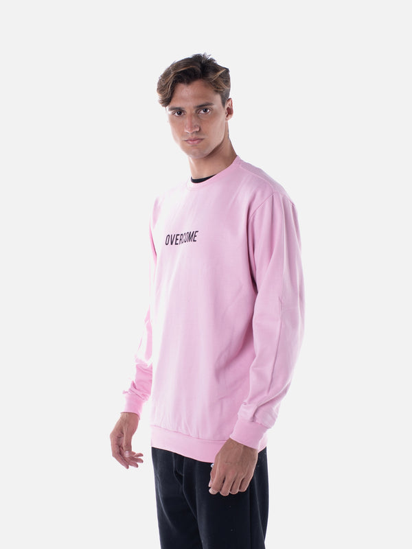 Moletom Overcome Careca "Logobox" Rosa