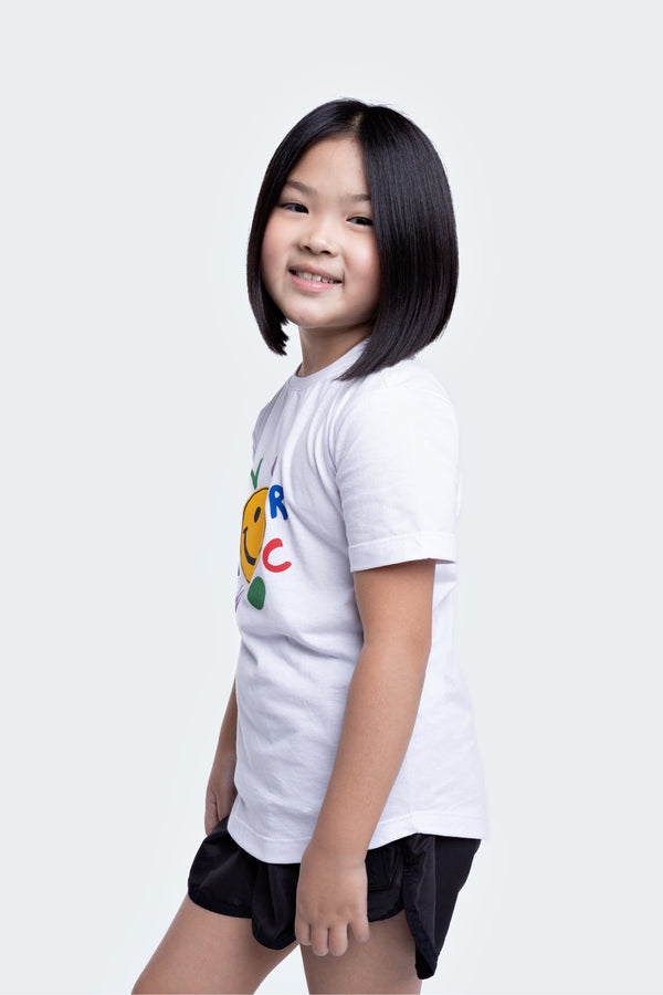 Camiseta Overcome Kids Smile Branca