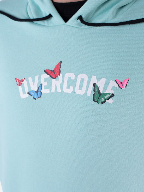Moletom Overcome Canguru "Butterflies" Tiffany