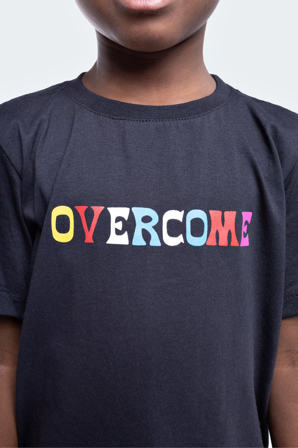 Camiseta Overcome Kids Astro Preta