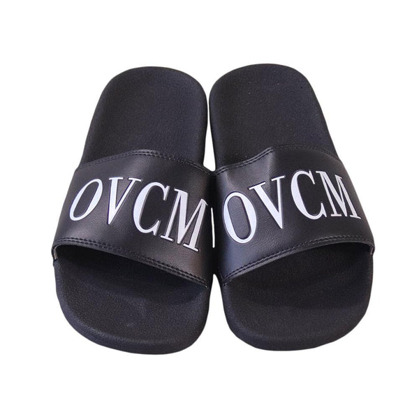 Chinelo Overcome "OVCM" Preto