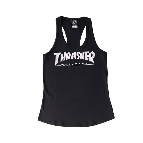 Regata Thrasher "Magazine Logo Raceback" Preto