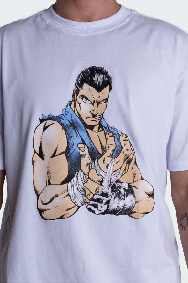 Camiseta Overcome x Bad Boy Fight Branca