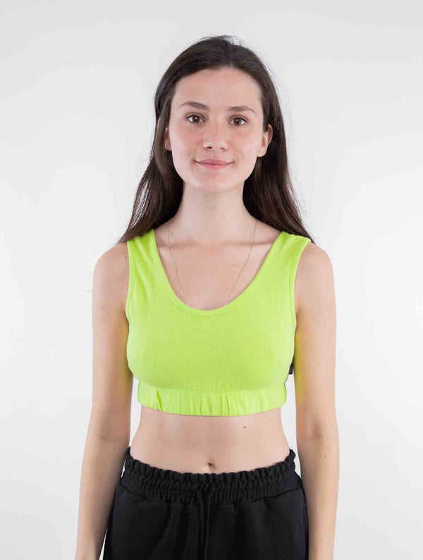 Top Overcome Essentials Verde Limão