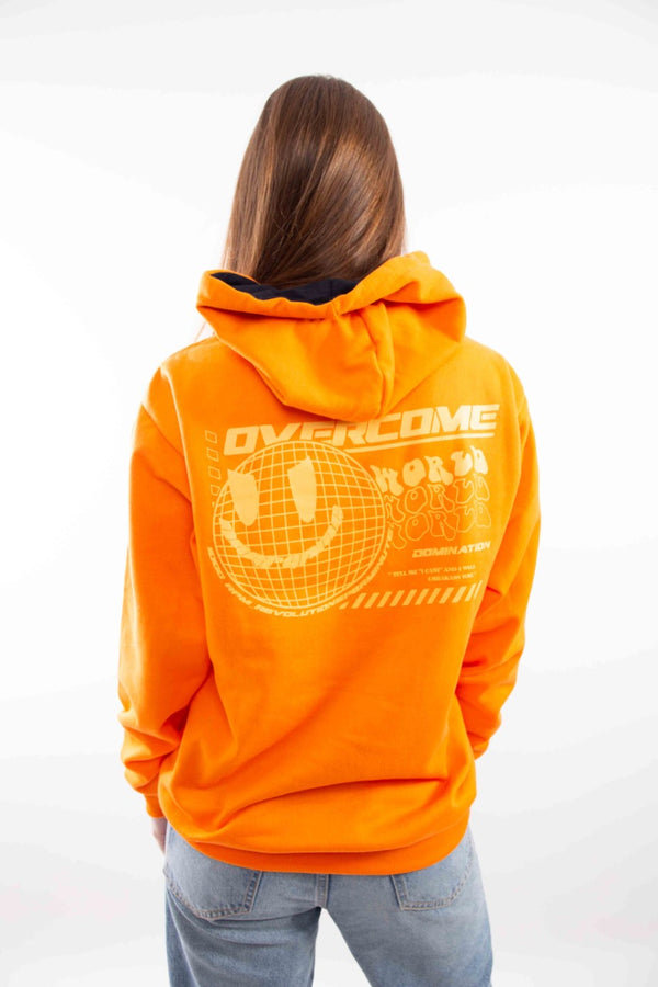 Overcome shop moletom laranja