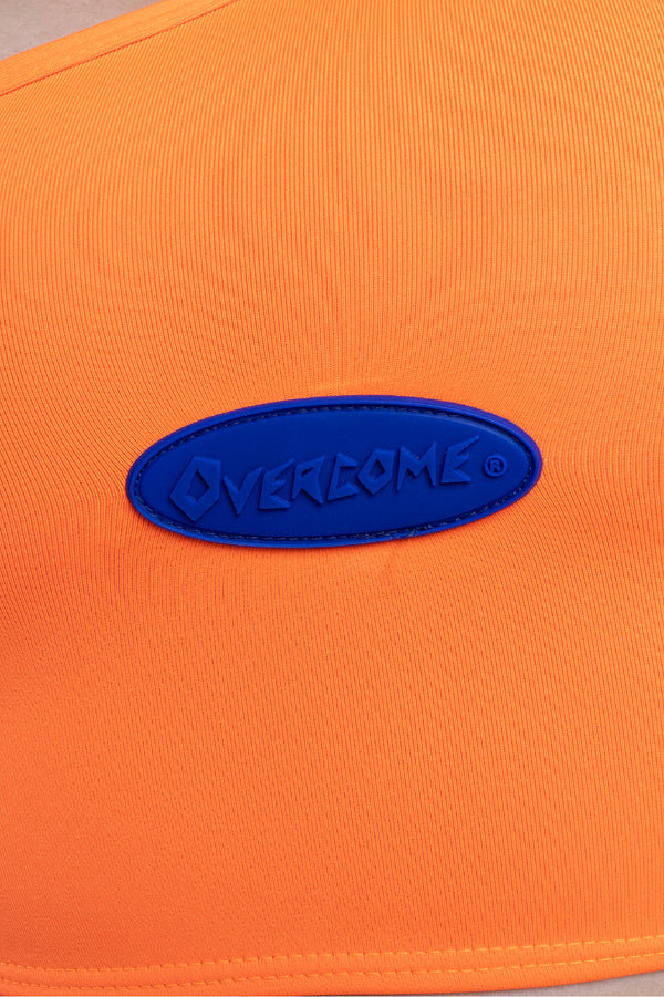 Top Overcome Patch Laranja/Azul