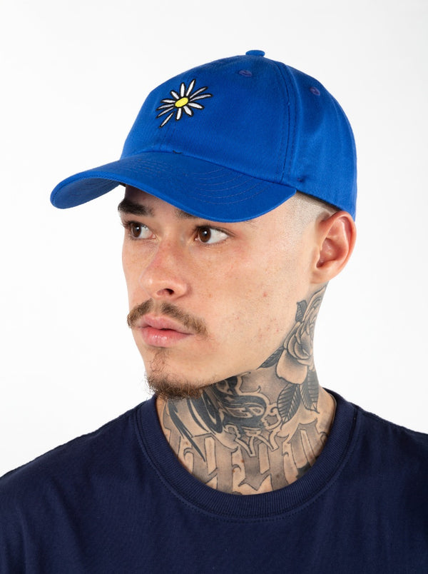 Boné Dad Hat Overcome Petal (Branco) Azul