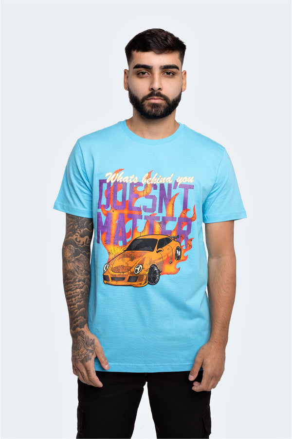 Camiseta Overcome Doesnt Matter Azul