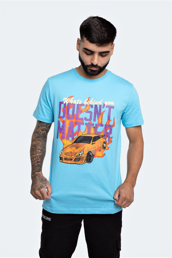 Camiseta Overcome Doesnt Matter Azul