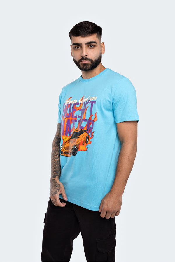 Camiseta Overcome Doesnt Matter Azul