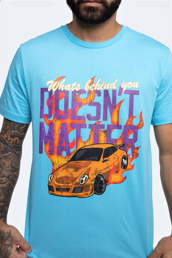 Camiseta Overcome Doesnt Matter Azul
