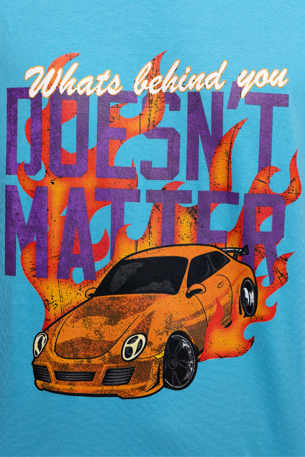 Camiseta Overcome Doesnt Matter Azul